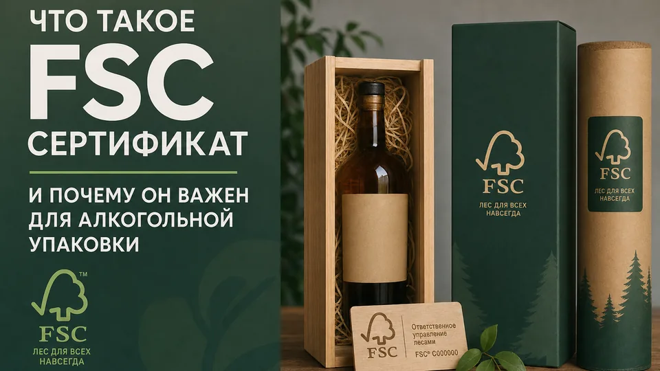 Что такое FSC-сертификат и почему он важен для алкогольной упаковки