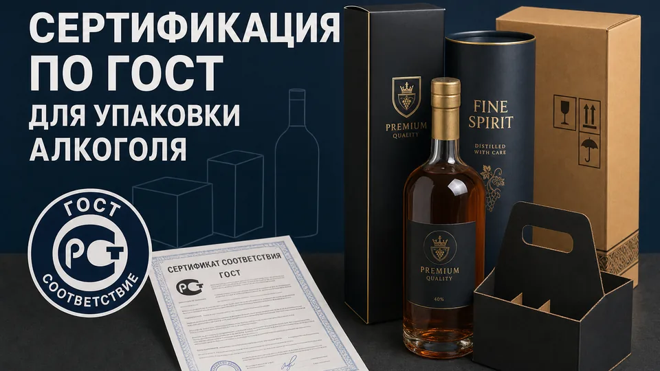 Сертификация по ГОСТ для упаковки алкоголя